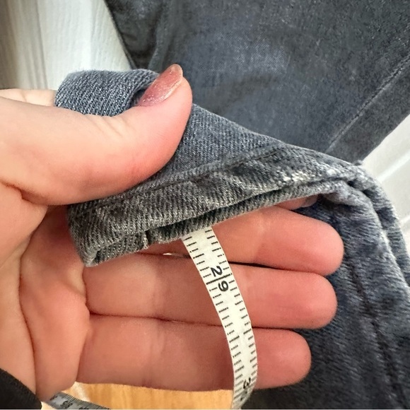 Citizens of humanity, Skyla, high rise straight leg, jeans, black gray 25 COH - Picture 3 of 10